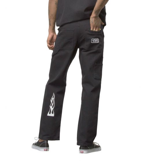 Pantalon discount vans negro